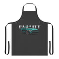 Mustang-themed apron inspired by the iconic Bullitt movie car