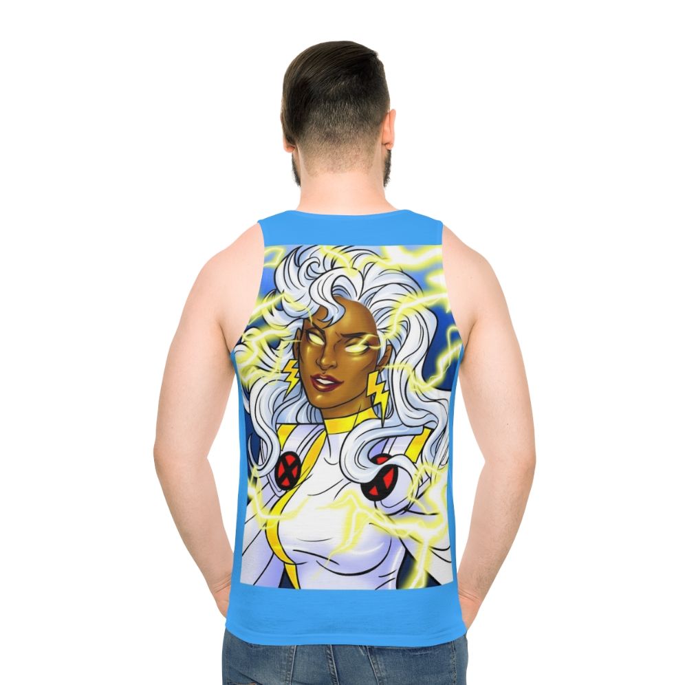 Mutant superhero power thunderstorm unisex tank top
