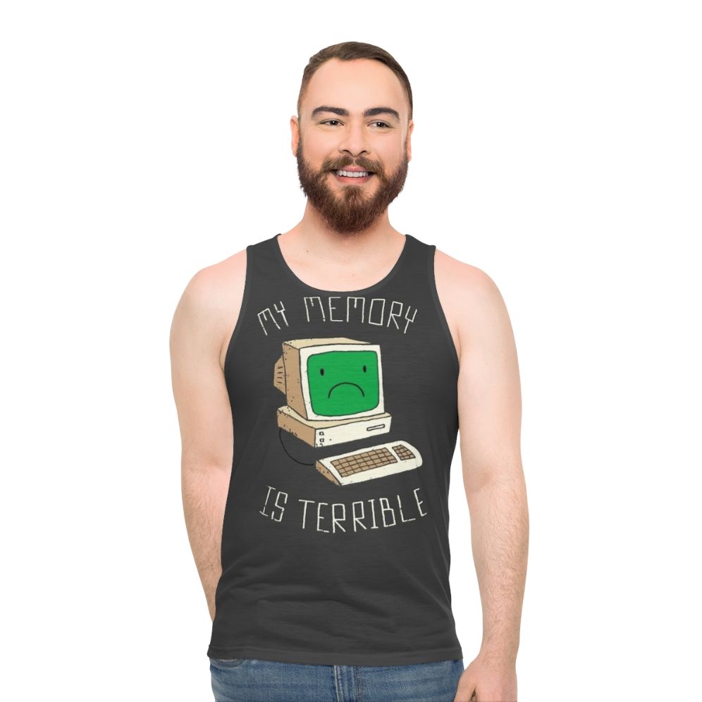 Unisex "My Memory Is Terrible" funny tank top