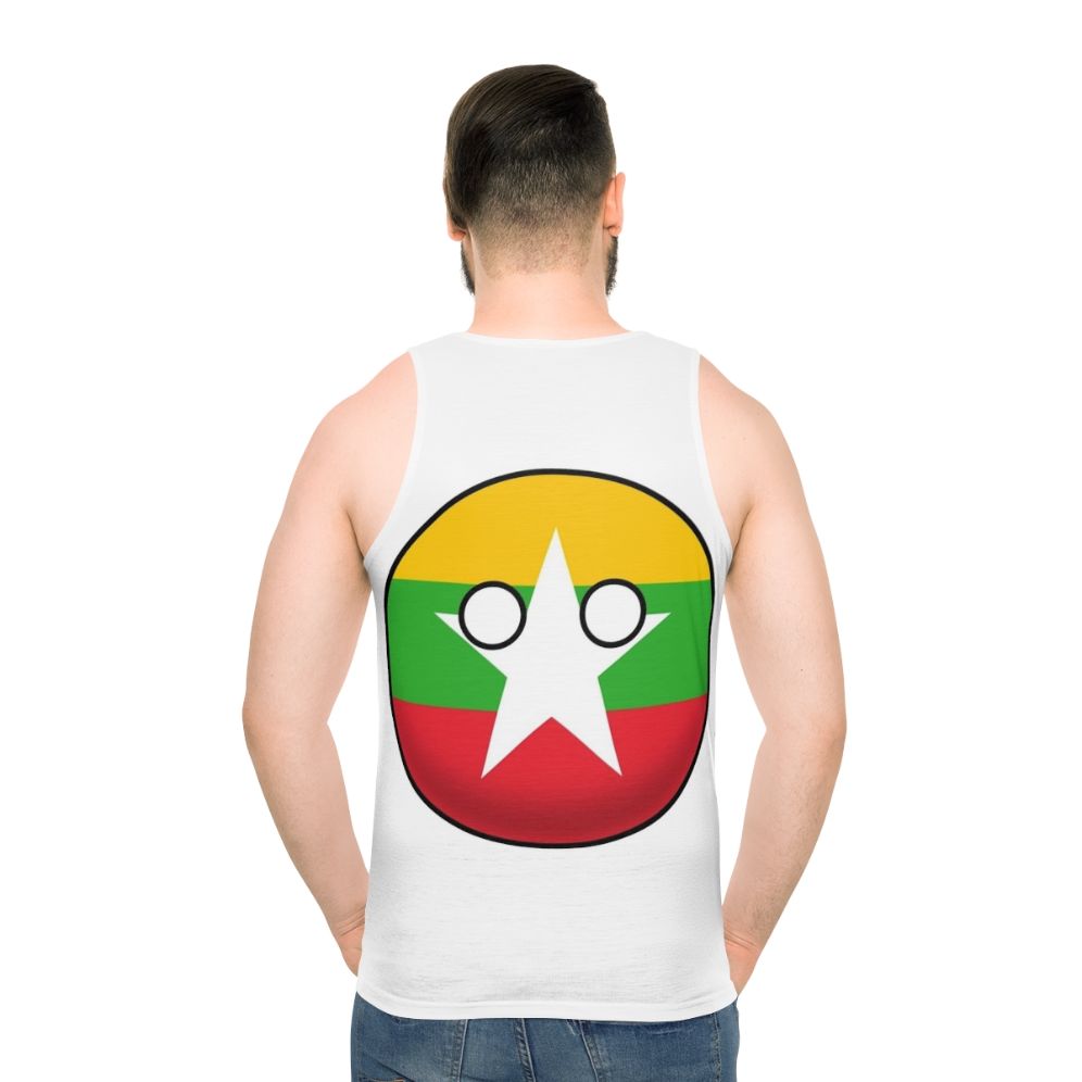 Myanmar Countryball Unisex Tank Top