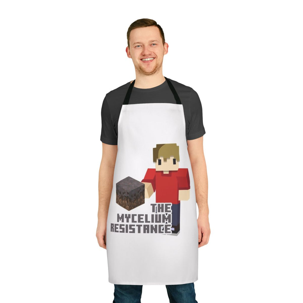 Mycelium Resistance-Inspired Apron featuring Grian from Hermitcraft