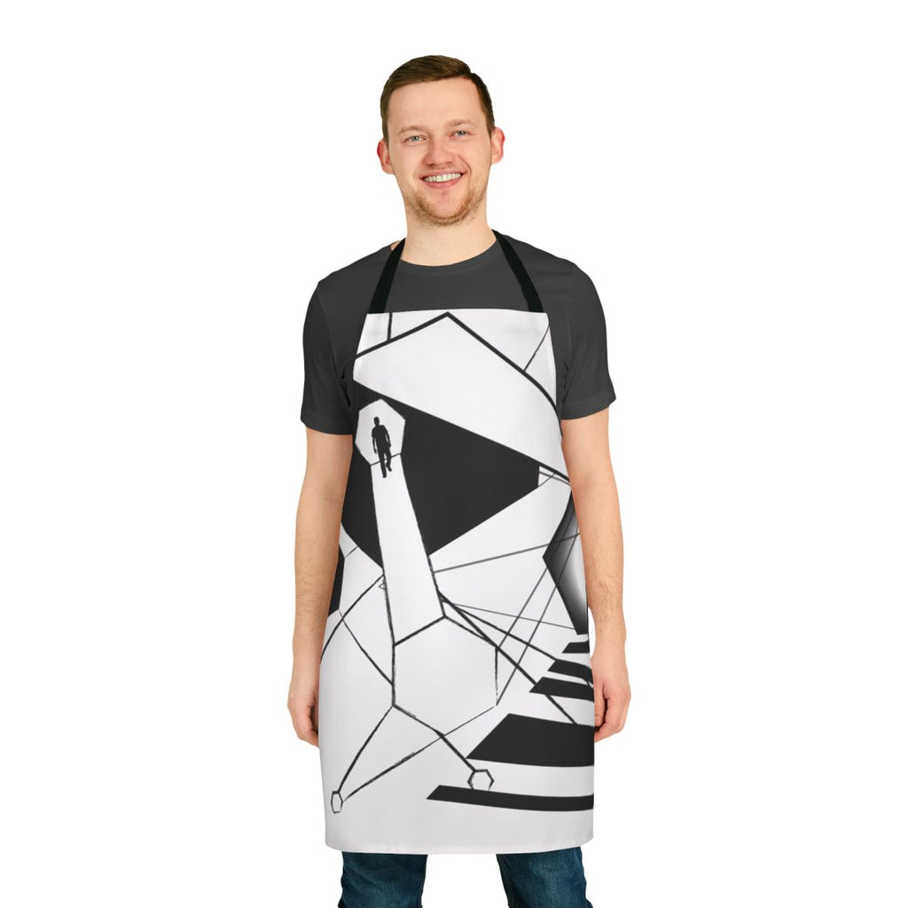 Twilight Zone inspired apron with unique cosmic design