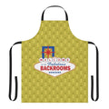 Backrooms-themed apron with a dark, unsettling design