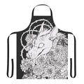 Apron featuring a mysterious chupacabra creature design