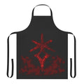 Dark knight-themed apron with a claymore sword design