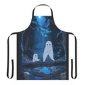Apron featuring a graphic of the elusive Fresno Nightcrawler, a cryptid said to haunt the forests of California.