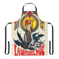 Retro-style gothic horror vampire apron for kitchen, cooking, and baking