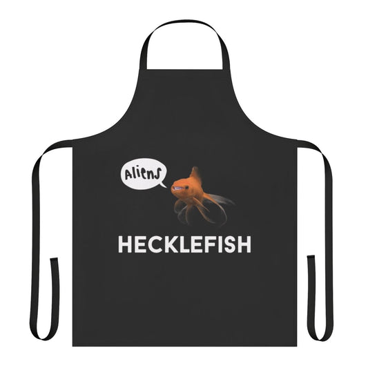 Hecklefish Apron featuring UFO and crop circle designs