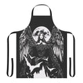 Mysterious night-themed apron with gothic and fantasy elements