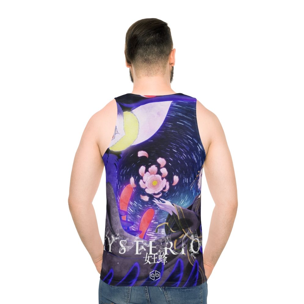 Unisex tank top with Ziyoou Vachi band art and mystery design