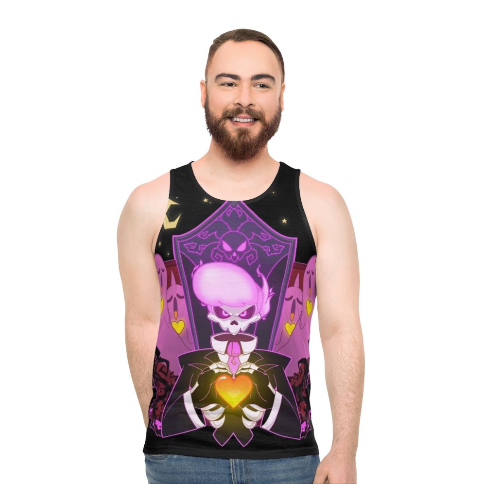 Mystery Skulls Ghost Unisex Graphic Tank Top