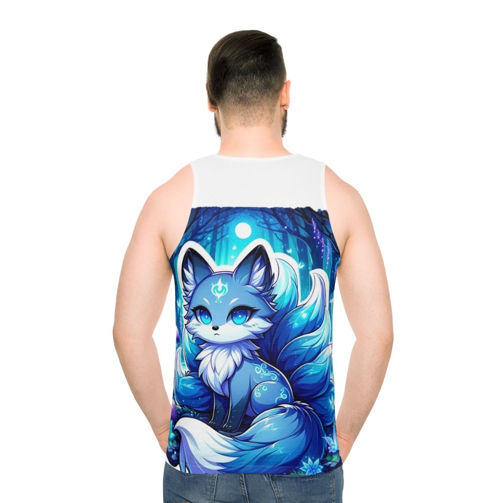 Mystic azure fox legendary animals unisex tank top