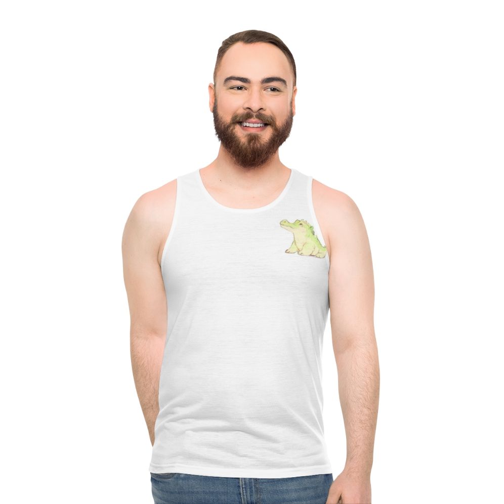 Mystic crocodile unisex tank top