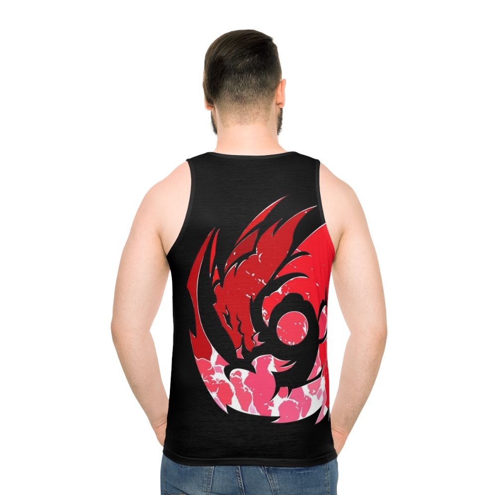 Mystic fire dragon unisex tank top