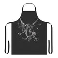 Mystic Lightning Dragon Apron featuring a stylized design of a legendary, mythical dragon with lightning powers