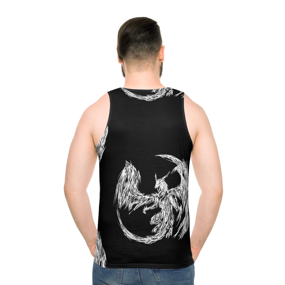 Mystic lightning dragon unisex tank top