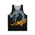 Mystic lightning dragon unisex tank top