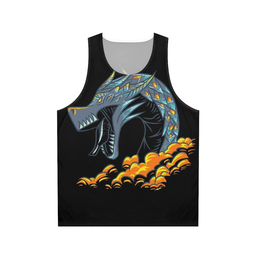 Mystic lightning dragon unisex tank top