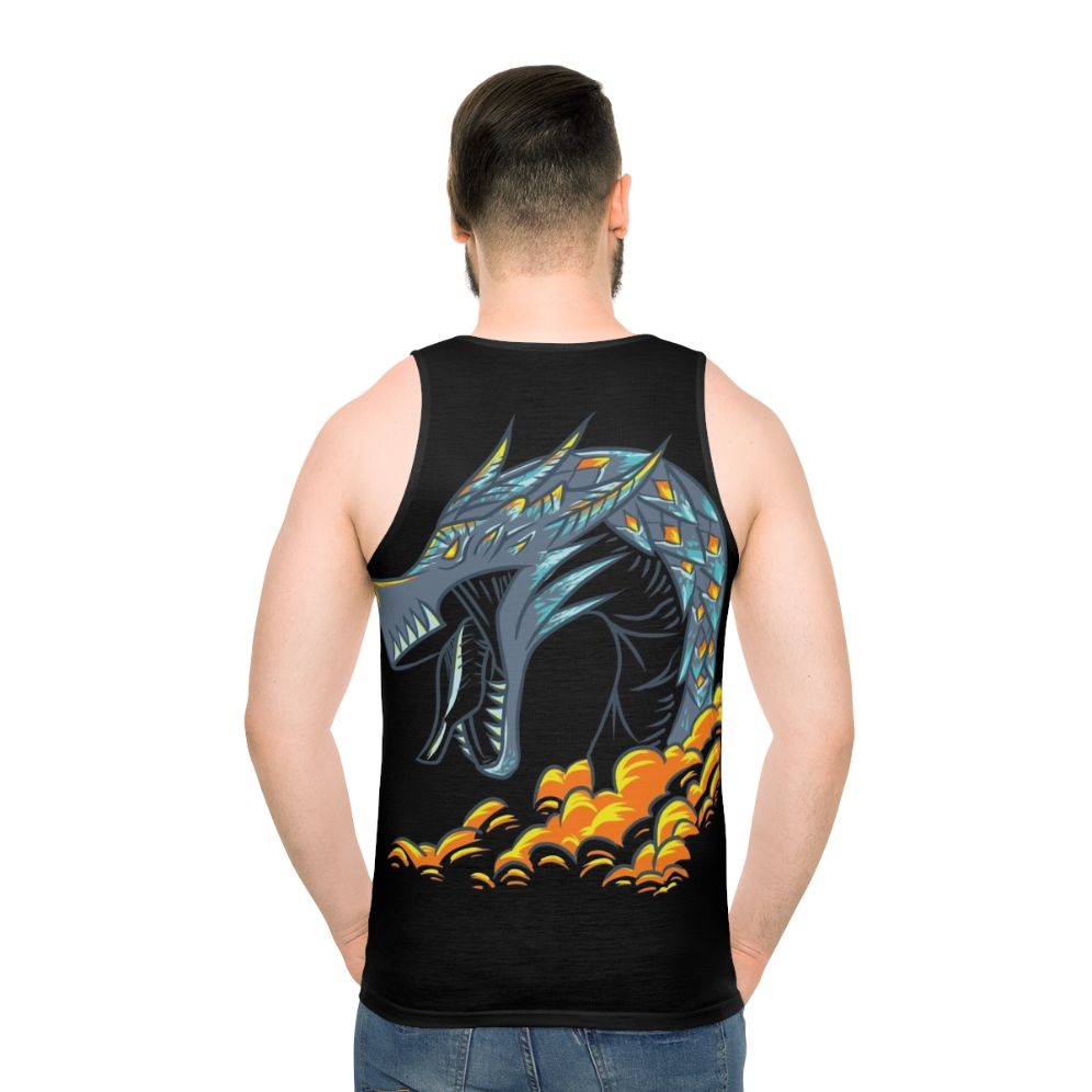 Mystic lightning dragon unisex tank top