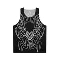 Mystic lightning dragon tribal unisex tank top