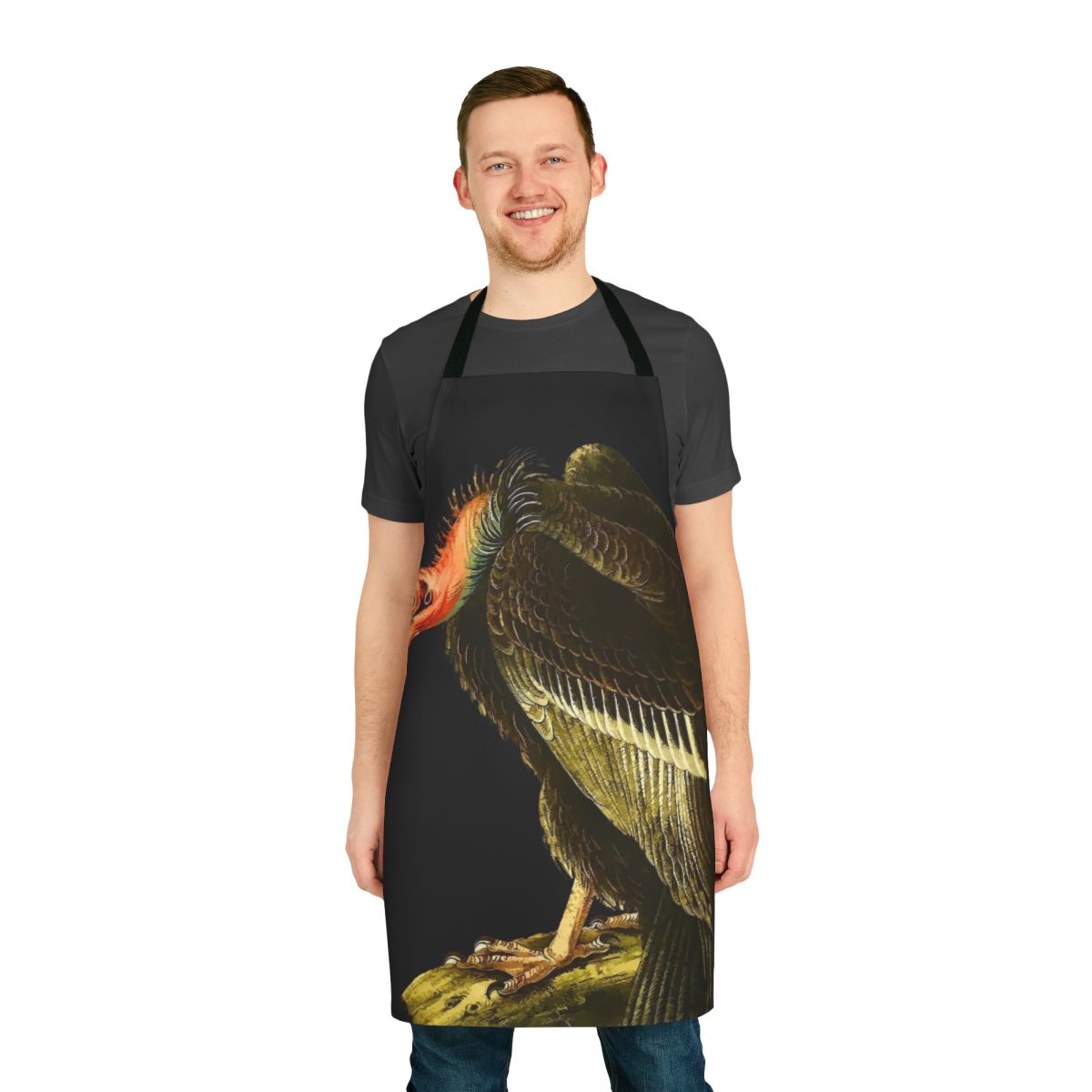 Mystical California Condor Apron - Dark Fantasy Gothic Design