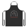 Elegant black and white apron featuring a minimalist dragon illustration, perfect for the fantasy and anime lover.