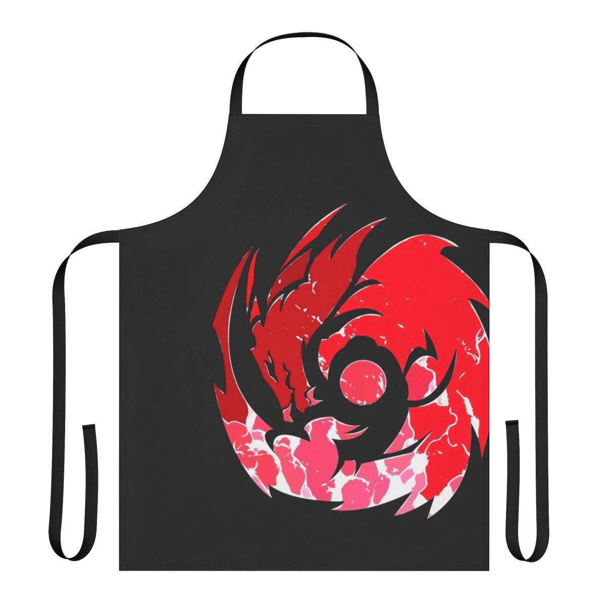 Mystic Fire Dragon Apron with Vibrant, Intricate Design
