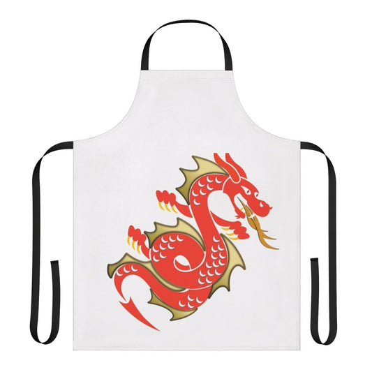 Apron featuring a mythical legendary creature design inspired by Raya and the Last Dragon