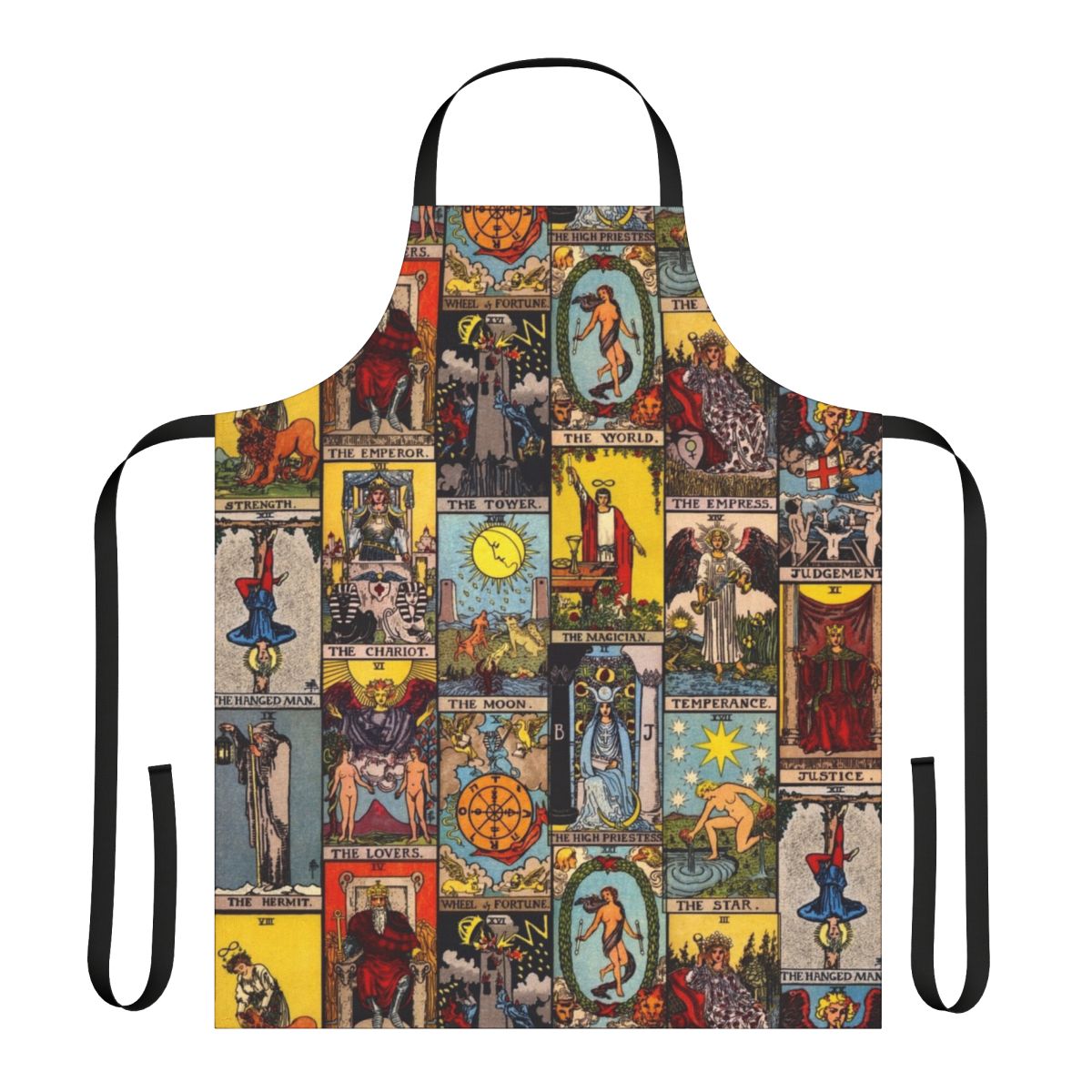 Mystical apron featuring the major arcana tarot card imagery