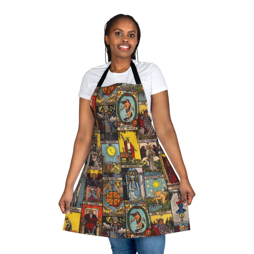 Mystical apron featuring the major arcana tarot card imagery