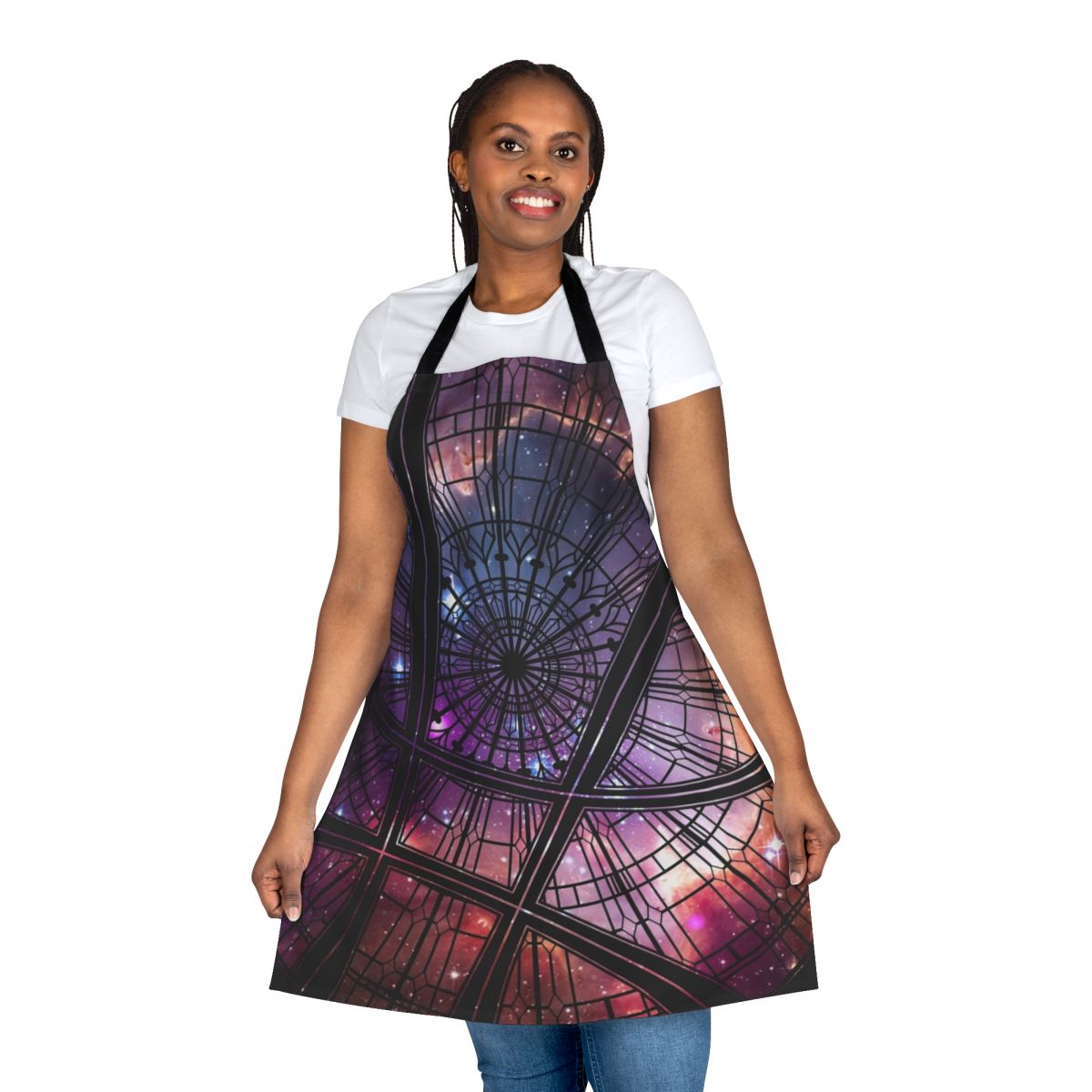 Apron featuring a strange window design inspired by the Marvel superhero Doctor Strange