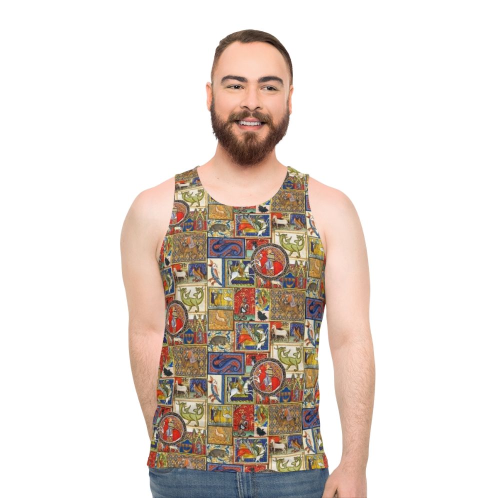 Mythical Beasts Heraldic Unisex Tank Top