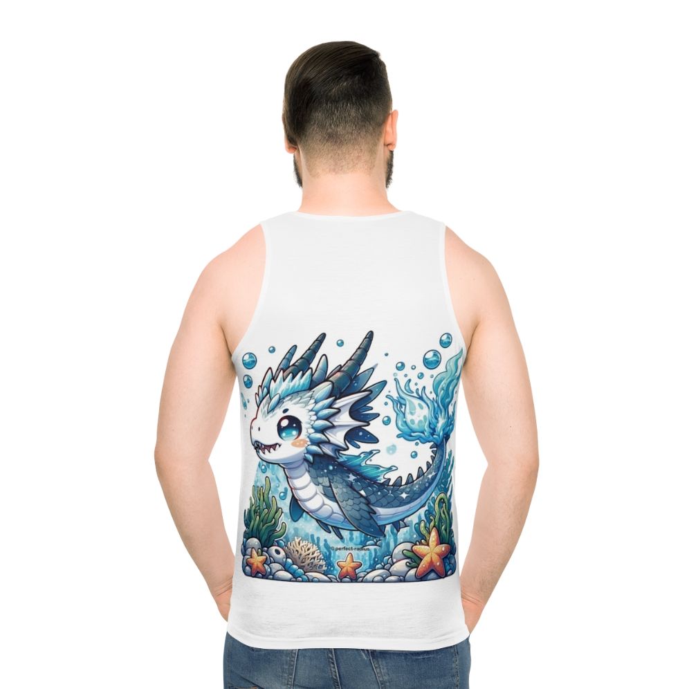 Mythical dragon fish unisex tank top
