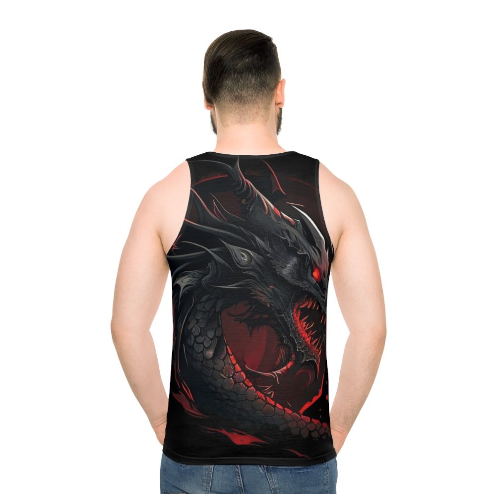 Mythical dragon unisex tank top