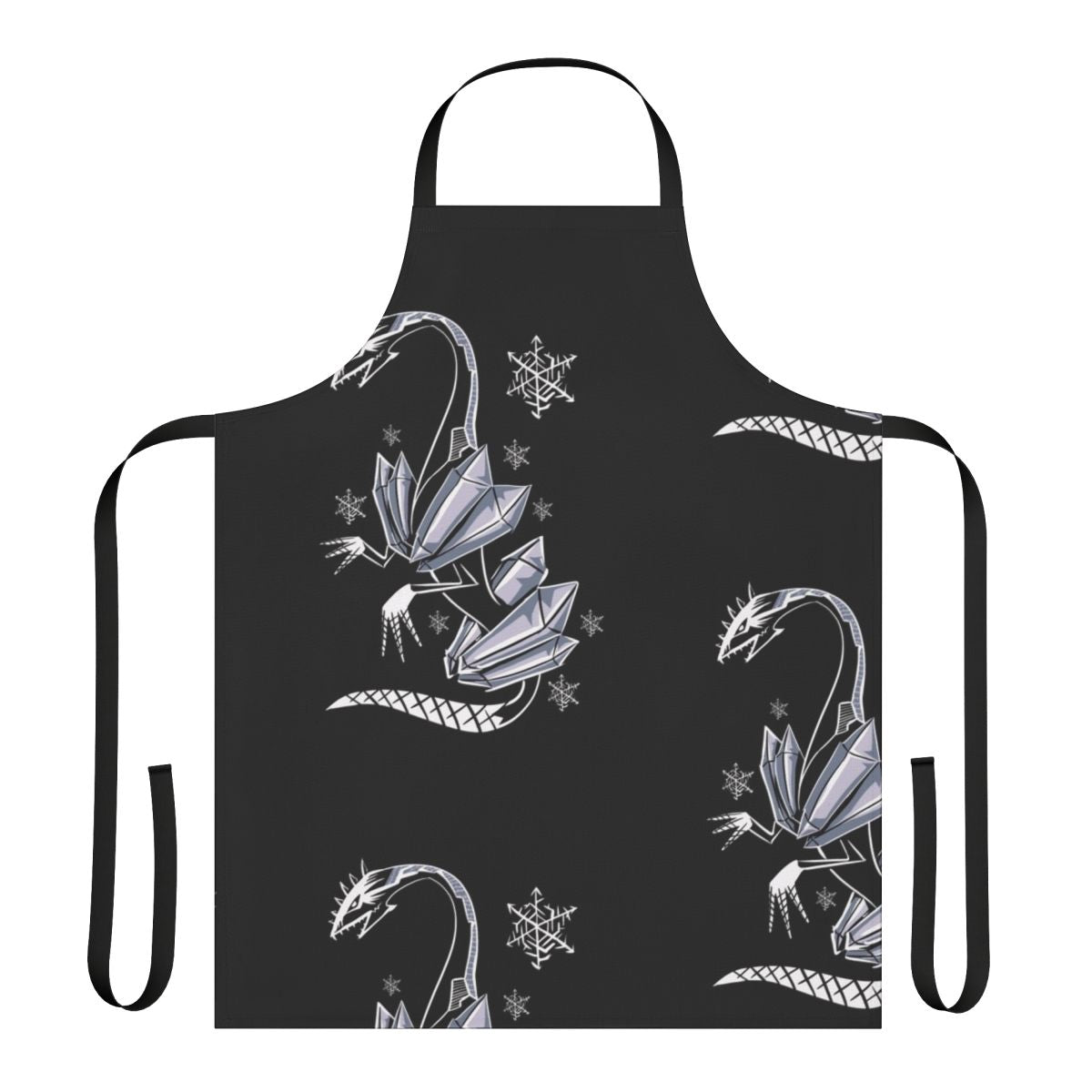 Apron featuring a mythological legendary animal, such as a dragon or other magical creature, in a fantasy art design.