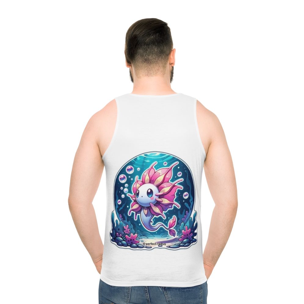 Whimsical fantasy petal fish tank top