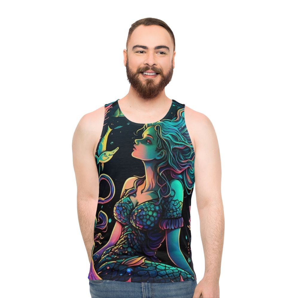 Mythical sea creatures fantasy unisex tank top