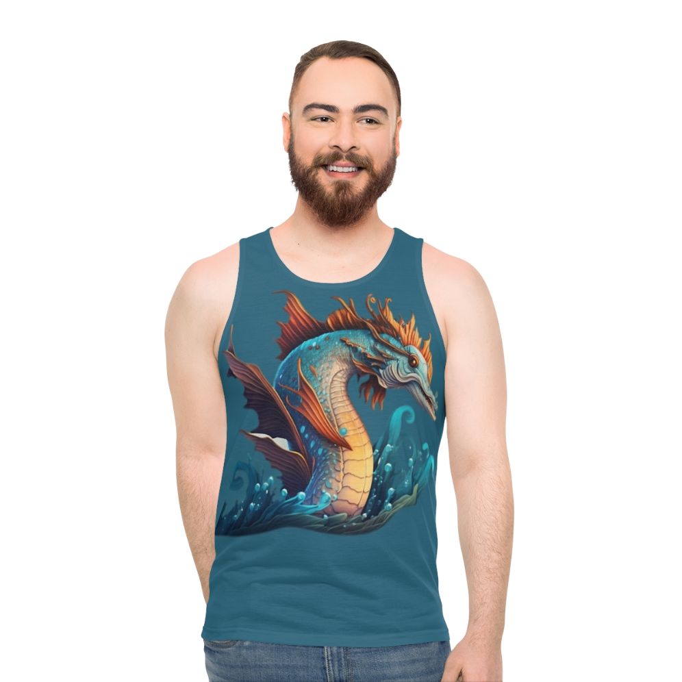 Mythical sea creatures unisex tank top