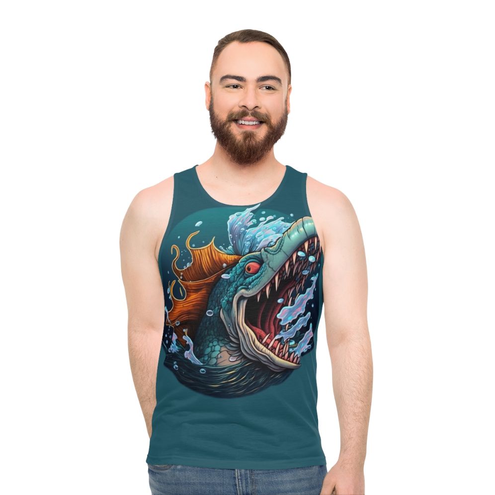 Mythical sea creatures unisex tank top