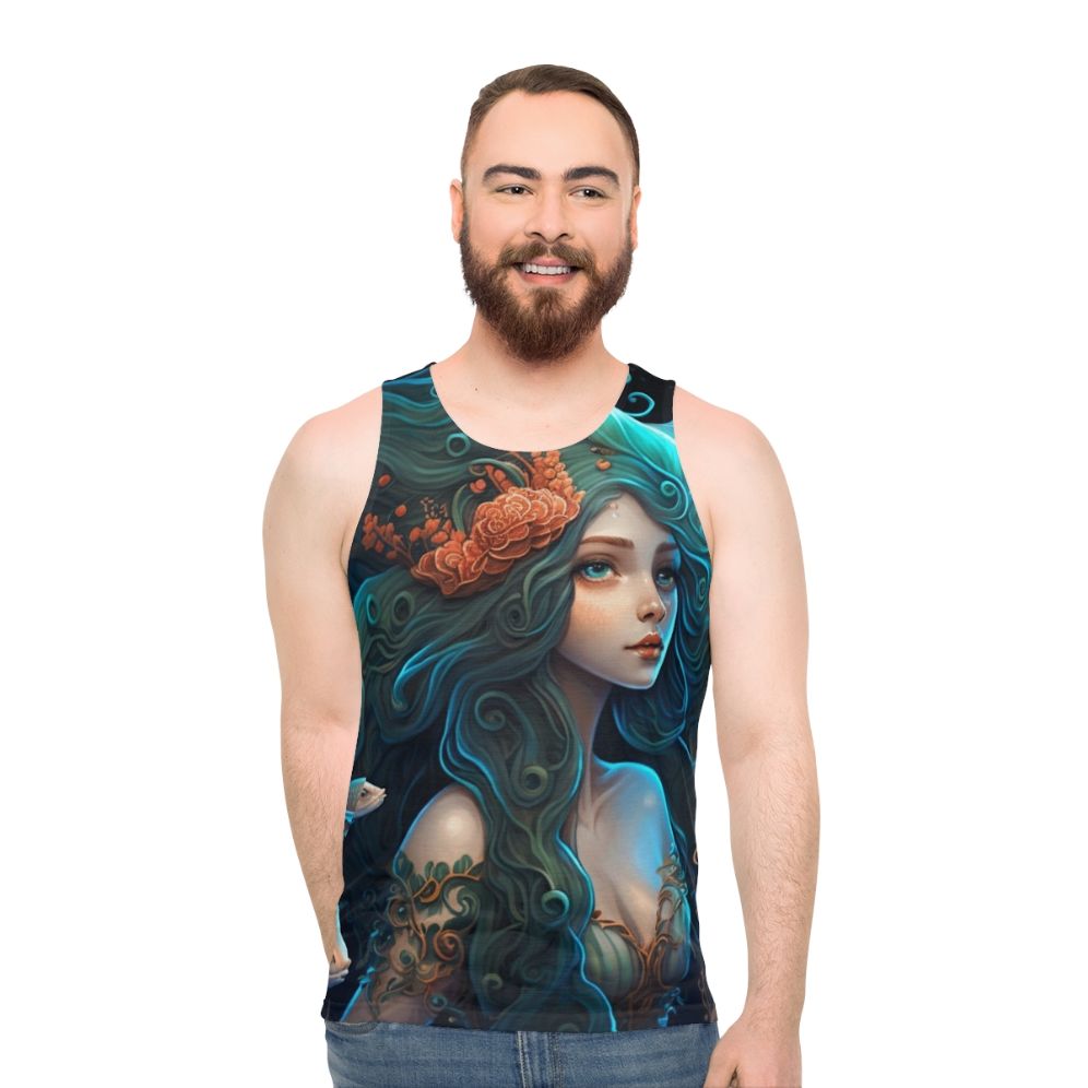 Mythical sea creatures unisex tank top