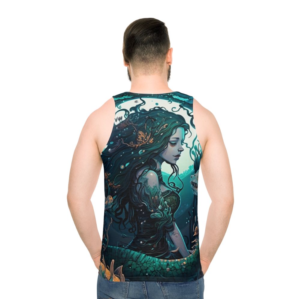 Unisex tank top featuring mythical sea creatures
