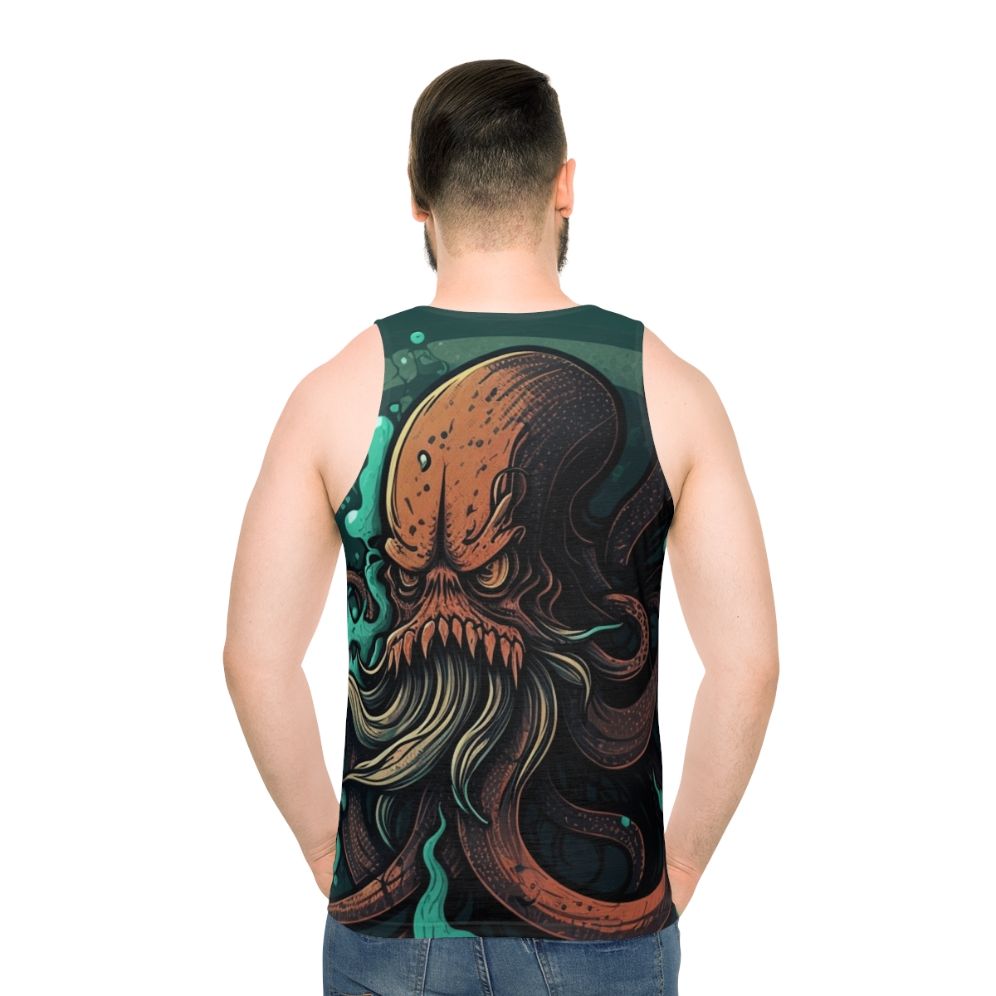 Unisex tank top featuring mythical sea creatures