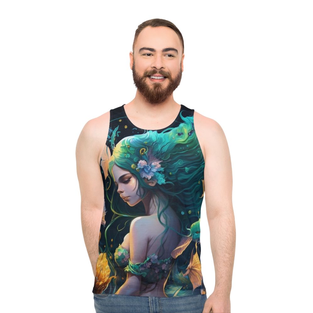 Mythical sea creatures unisex tank top