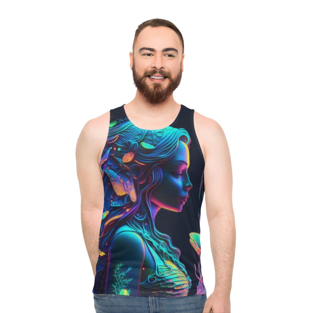 Mythical sea creatures unisex tank top