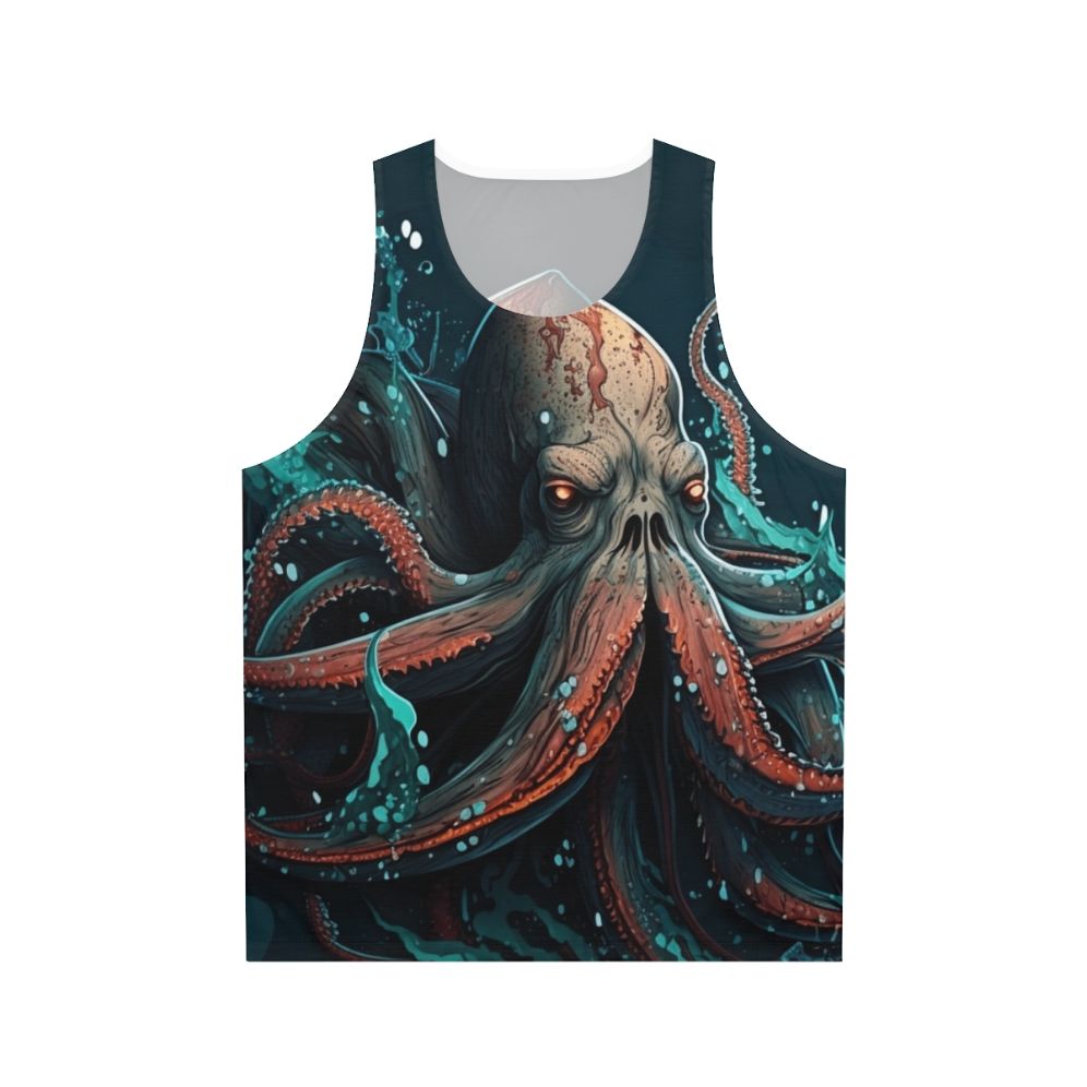 Unisex tank top featuring enchanted aquatic beasts