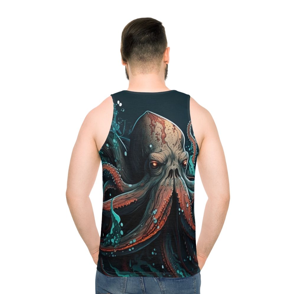 Unisex tank top featuring enchanted aquatic beasts