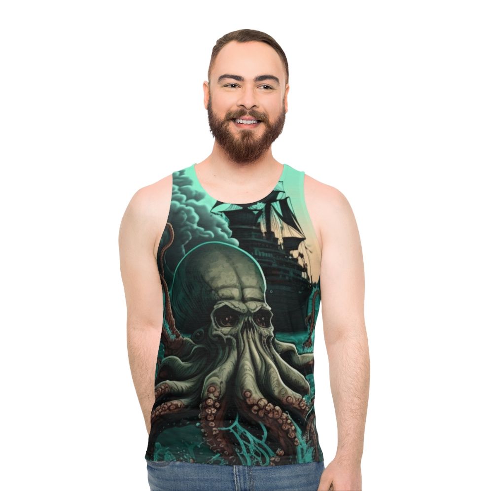 Mythical sea creatures fantasy tank top