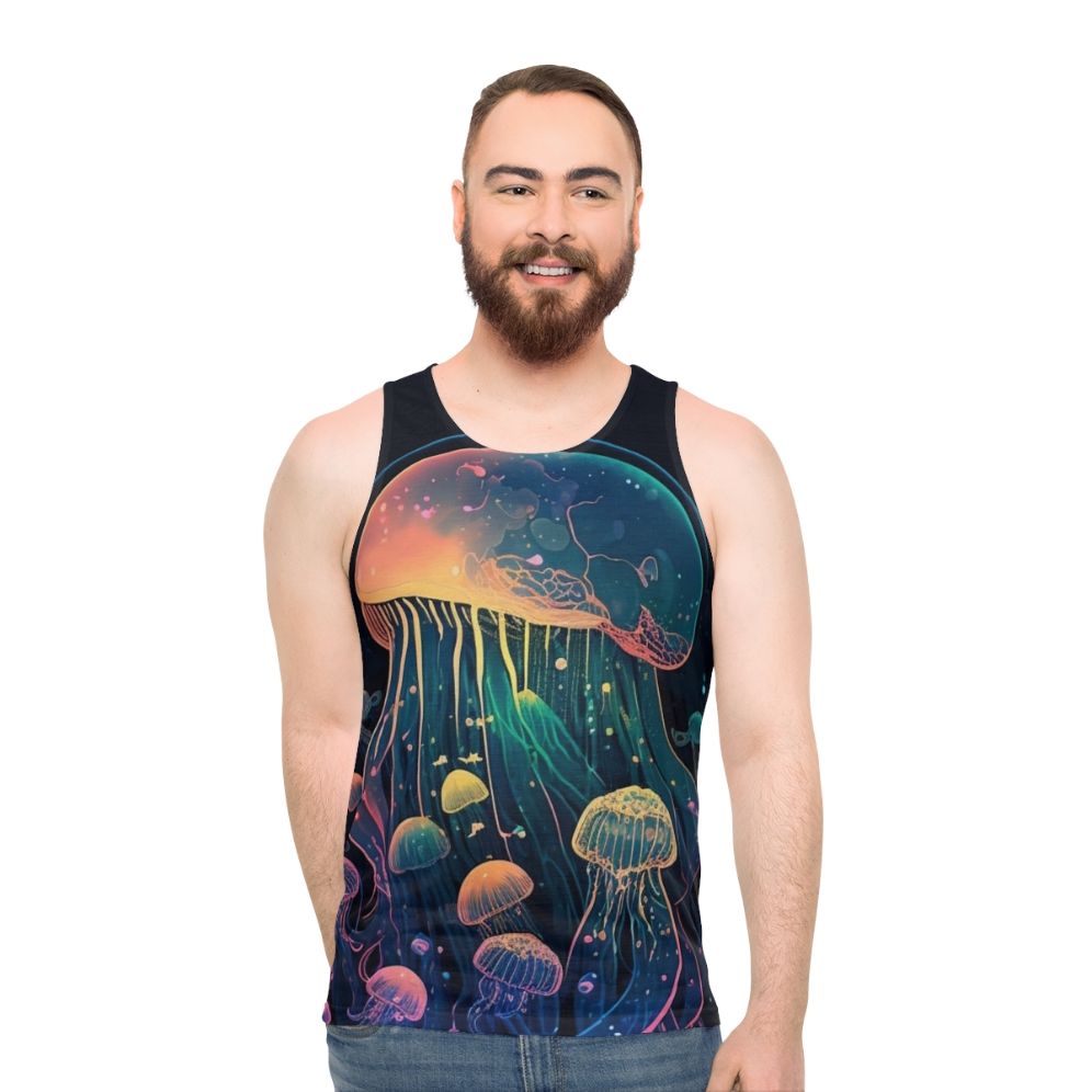 Mythical sea creatures unisex fantasy tank top