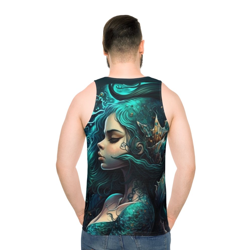 Unisex tank top featuring mythical sea creatures design