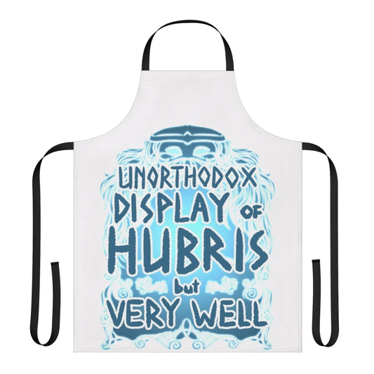 Mythological Norse-inspired apron with imagery evoking Norse mythology and fantasy